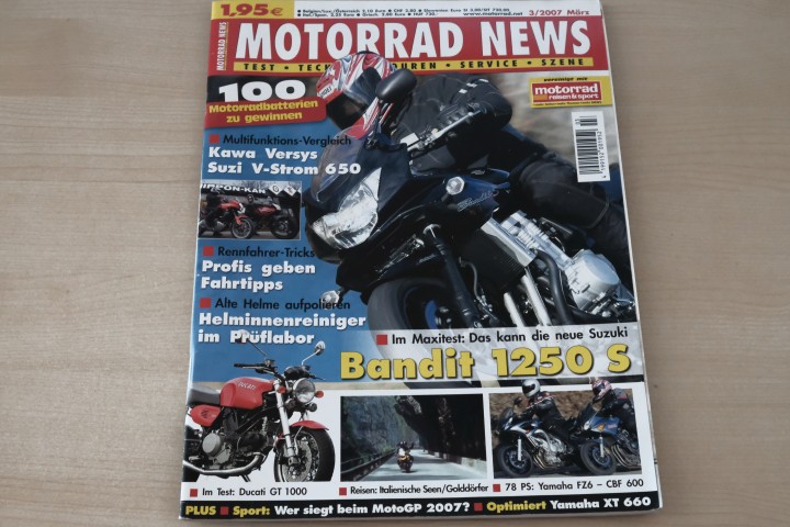 Deckblatt Motorrad News (03/2007)